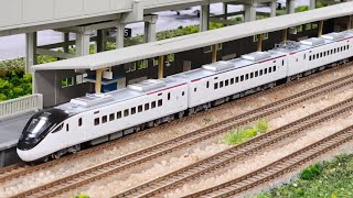 KATO N規鐵道模型 臺灣鐵路EMU3000型電聯車新型城際列車 Taiwan Railway EMU3000 series，新車首航運轉 in AR 航空鐵道模型館 2024/12/14