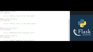 Flask Python for web development (Part 2)