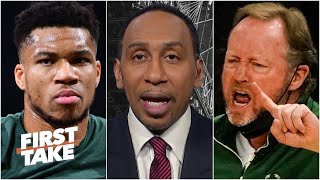 Stephen A. on the Bucks' struggles: Coach Mike Budenholzer's job could be in trouble | First Take