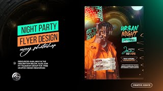 Stop boring design in 2025| Night party flyer design