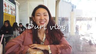 SUB) Korean Duri | Visiting a cafe and introducing Lidl recommendations and cooking pasta rellono