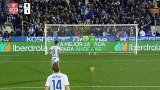 Miguel de la Fuente Penalty Missed, Leganes vs Rayo Vallecano (0-1), Goals Results/Highlights-2025