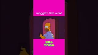 Maggie Simpson's first word #shorts