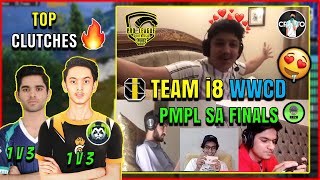 TEAM i8 CHICKEN DINNER PMPL SA S4 FINALS | TOP CLUTCHES 1V3