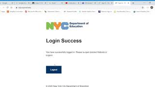 NYC Students email and Username account in spanish.
