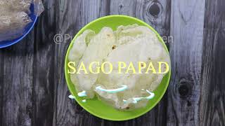 easy sabudana papad recipe | sabudana/sago papad recipe | sabudana papad|papad|sabudana papad recipe