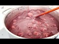 字幕sub）韩式红豆粥 韩国冬至热色料理 korean red bean congee