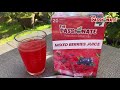 how to prepare the passionate mixed berries premium drink mix directions u0026 unboxing