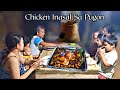 Tapos Na Ang Pinagawa Naming Wooden Table | Cooking Chicken Inasal Sa Pugon For Dinner