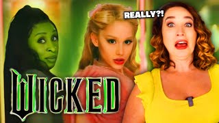 Vocal Coach is SHOCKED by new WICKED TRAILER