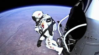 Jumping from space to earth // Jumping from space to earth world record, Full HD1080p FULL