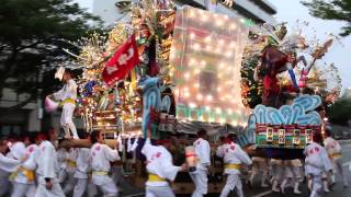 2015年　前田祇園山笠競演会　二番山笠入場