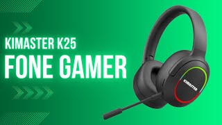 Kimaster K25: Um Headset Gamer Barato e Versátil | Headset Custo Benefício 2024