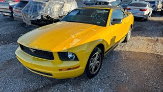 I Found this $725 2008 Ford Mustang Convertible at IAAI!!