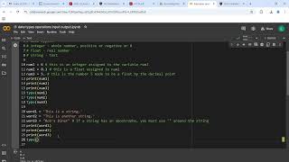 Chapter 2 data types operations input output