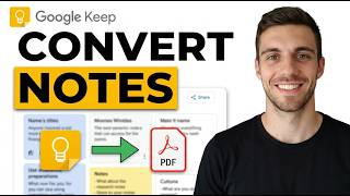 How to Convert Google Keep Notes to PDF for Printing 2026 (Quick Guide)