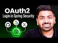 Spring Security | OAuth2 Authentication Using Google, GitHub, Twitter in Spring Boot