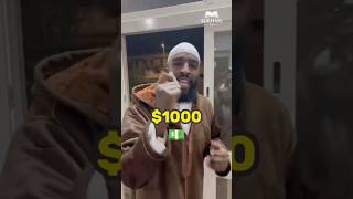 😱 He gave $1000! #letthesunnahgoforth #islam #allah #quran #worshipallahalone