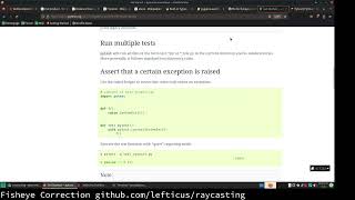Building a 3d Raycasting Game Engine - Testing and Refinements