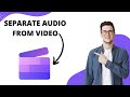 How to Separate Audio from Video in Clipchamp (EASY)