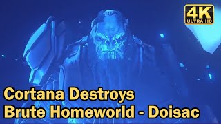 Halo Infinite Cortana Destroys Doisac Cutscene 4K