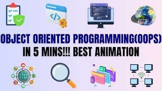 MASTER Object Oriented Programming(OOPS) IN 5 MINS!!! | The 4 Pillars of OOP | BEST ANIMATION