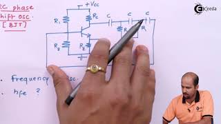 RC Phase Shift Oscillator(using BJT) | Oscillators | Electronic Devices and Circuits 2 in EXTC