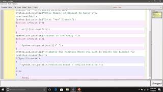 Java Program Delete Array Elements at Position. Input by Users. #Java_Code 🔥🔥