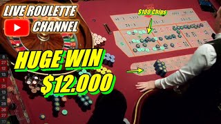 🔴 LIVE ROULETTE |🚨 HUGE WIN 💲12.000 In Real Vegas Casino 🎰 Exciting Morning Session ✅ 2024-09-12