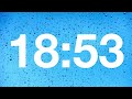 timer 65 minute countdown with rain sound