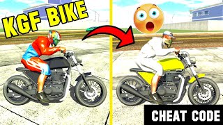 NEW KGF BIKE 😱 chit code || Indian bike driving 3d || [ problem solved ]