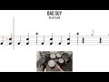 bad guy  Billie Eilish🥁 Hard Beginner Version