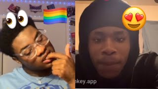 GAY BOY FLIRTING & TROLLING ON MONKEY APP… (FUNNY ASF 😭)🏳️🌈