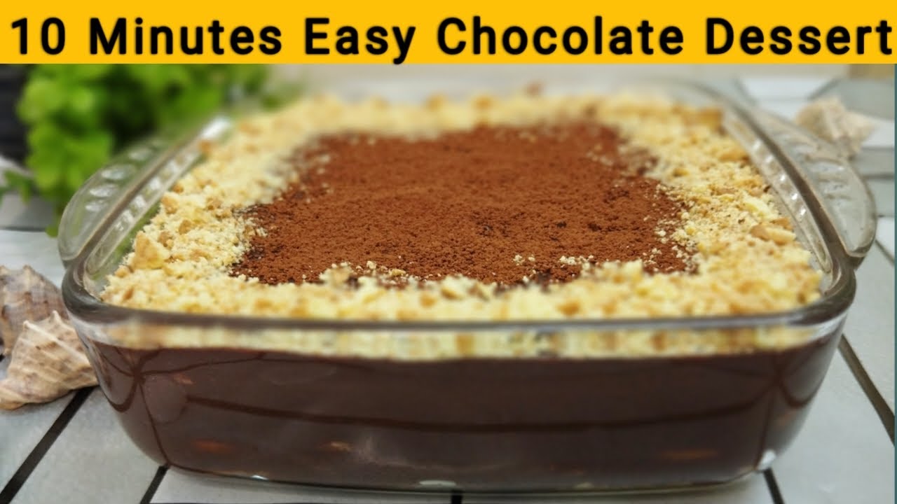 Marie Biscuit Dessert Recipe 10 Minutes Dessert Recipe No Bake