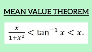 TRICKY Mean-Value Theorem Inequality Proof