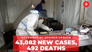 Coronavirus Update Nov 27: India recorded 43,082 new Covid-19 cases, 492 deaths