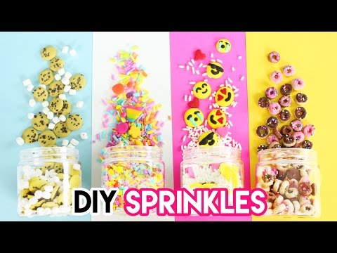 How to Make DIY Sprinkles (Emojis, Donuts, Funfetti, and Cookies)! How to Make DIY Sprinkles (Emojis, Donuts, Funfetti, and Cookies)!