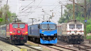 🔥ExTremely Aggressive 130+ Kmph Trains at Eastern Railways + WAG 12 Beast with Freight