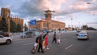 「4K」Walking on the streets of Qiqihar, Northeast China