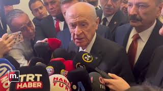 (ALTYAZILI) Bahçeli'den soru soran gazeteciye: \