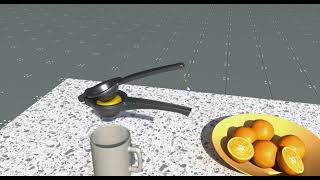 Rigid-Deformable-Particle Simulation: Juicing an Orange in Isaac Sim｜Lightwheel