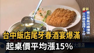 台中飯店春燕來了 尾牙春酒宴大爆滿－民視台語新聞