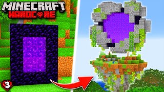 I Transformed the NETHER PORTAL In Hardcore Minecraft! (#3)