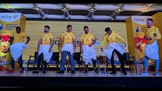 Lungi Dance by DJ Bravo,Raina,Dhoni's Message for CSK Fans  | nba 24x7