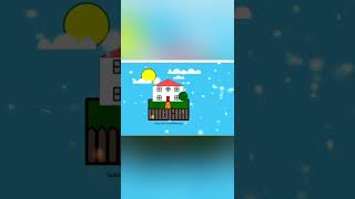 How to draw House/drawing house/ Make a house with Turtle in Python/Beautiful Village House #shorts