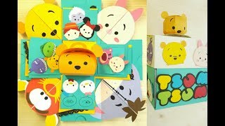 TSUM TSUM小熊維尼★爆炸卡(機關禮物盒)★Winnie the Pooh★製作步驟★完整版EXPLODING CARD