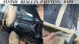 Painting car | BMW X5 | Spraying Teroson sealant seam | Spray clear coat - Mirror Results | Iwata