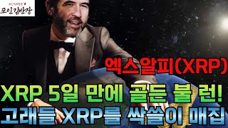 [#엑스알피  #xrp ] XRP 5일 만에 골든 불 런! 고래들 XRP를 싹쓸이 매집