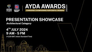 AYDA Awards 2023/24 International Finale | Architectural Category Presentations \u0026 Judging