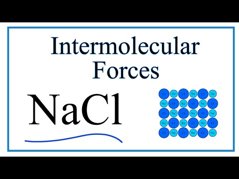 What intermolecular forces are in NaCl?
